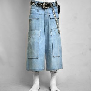 TMW BLUE DENIM BAGGY JORT