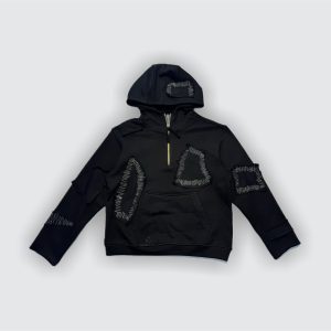 TMW EMBROIDERED BLACK HOODIE