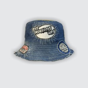 TMW BLUE DENIM BUCKET HAT