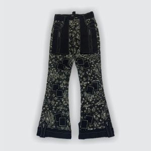 TMW BLACK DENIM MESHED PANT