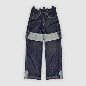 TMW DENIM DOUBLE LAYERED BAGGY PANT