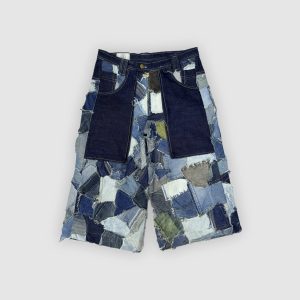TMW DENIM PATCHWORK JORT